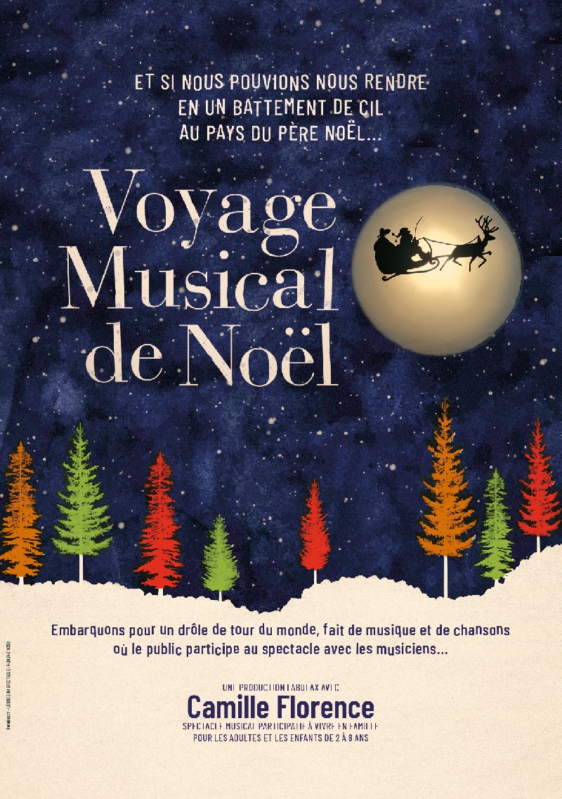 Spectacle musical participatif « Voyage Musical de Noël »
45 minutes d’expérience immersive où tout le monde...
Spectacle musical participatif « Voyage Musical de Noël »
45 minutes d’expérience immersive où tout le monde...